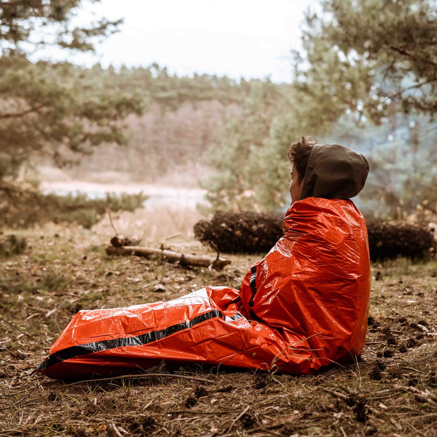 Emergency sleeping bag bivouac - ultra light and warm