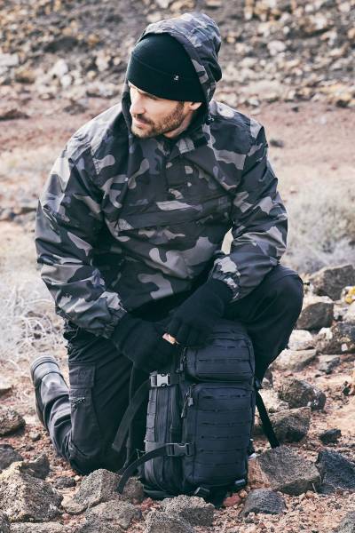 Backpack Molle US Combat Backpack Black Tactical Lasercut PATCH medium