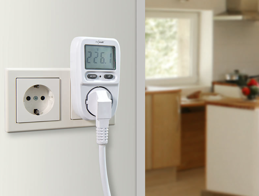 Energy cost meter/electricity consumption meter - up to 3680 watts