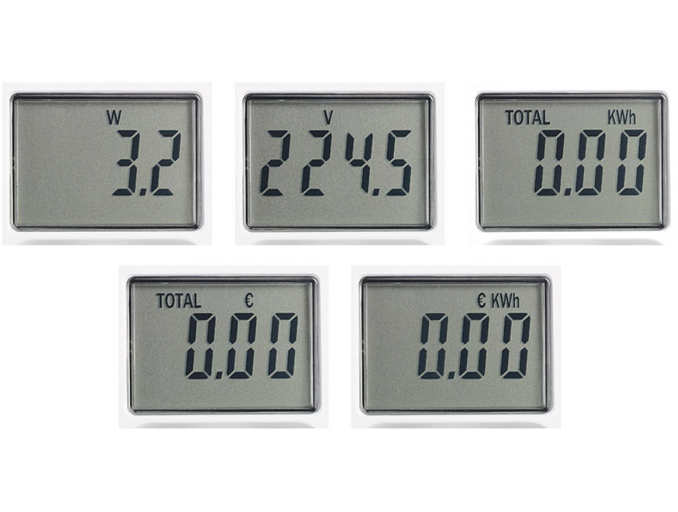 Energy cost meter/electricity consumption meter - up to 3680 watts