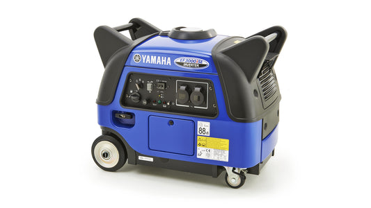 Yamaha EF3000iSE Inverter Stromerzeuger – 3000W, leise, Benzin, Notstromaggregat, Generator für Camping, Baustelle & Haus, E-Start, Eco-Modus