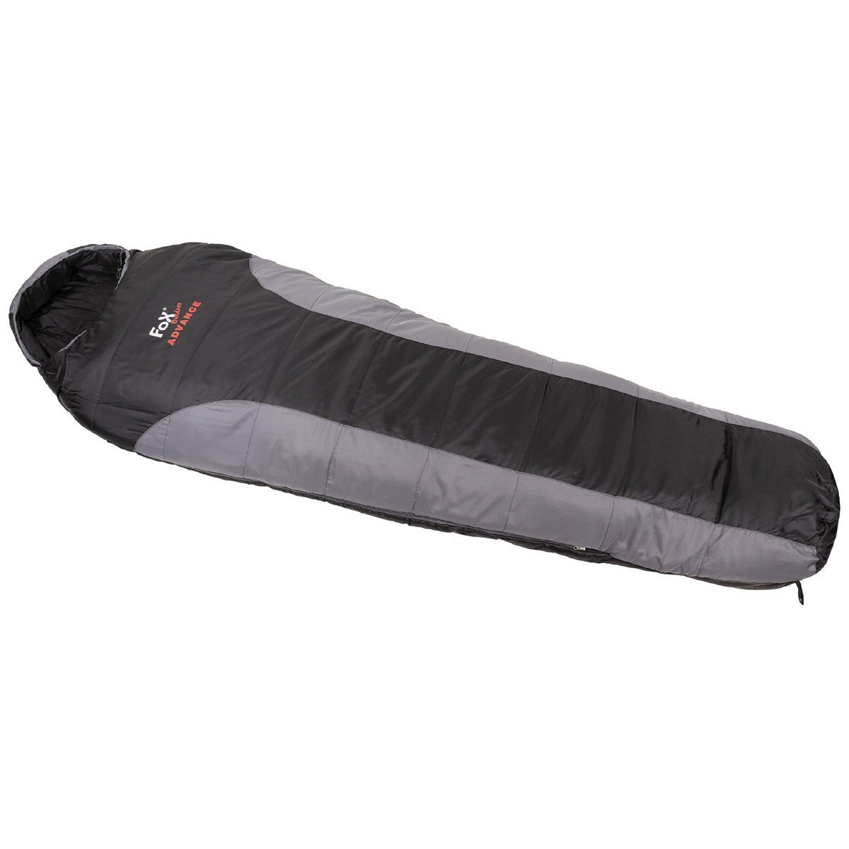 Mummy sleeping bag, "Advance", black-grey