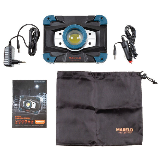 MARELD work lamp, 1500 RE ZOOM, rechargeable