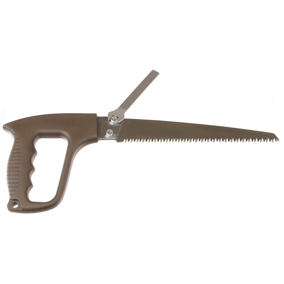 Hand saw, 2 saw blades, sheath with belt clip