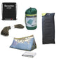 Survival pack backpack filled - including food, sleeping, first aid -